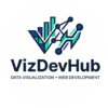 VizDevHub - Data Visualization and Web Development Hub Logo