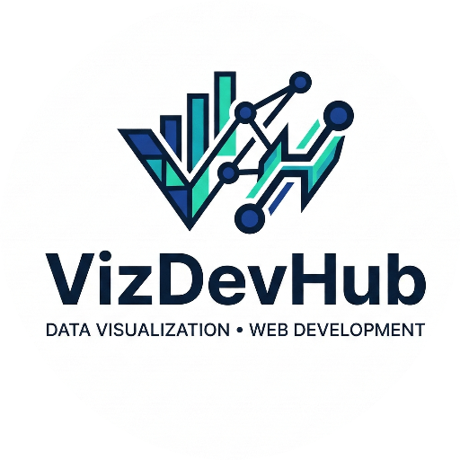 VizDevHub - Data Visualization and Web Development Hub Logo